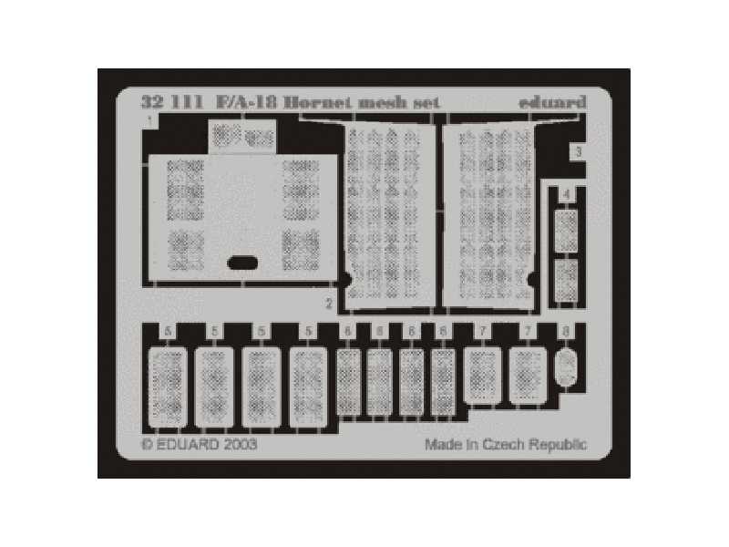 F-18 mesh set 1/32 - Academy Minicraft - image 1