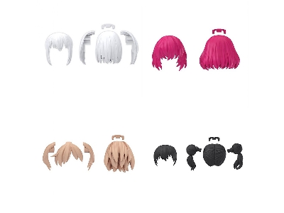 30ms Option Hair Style Parts Vol.10 All 4 Types - image 2
