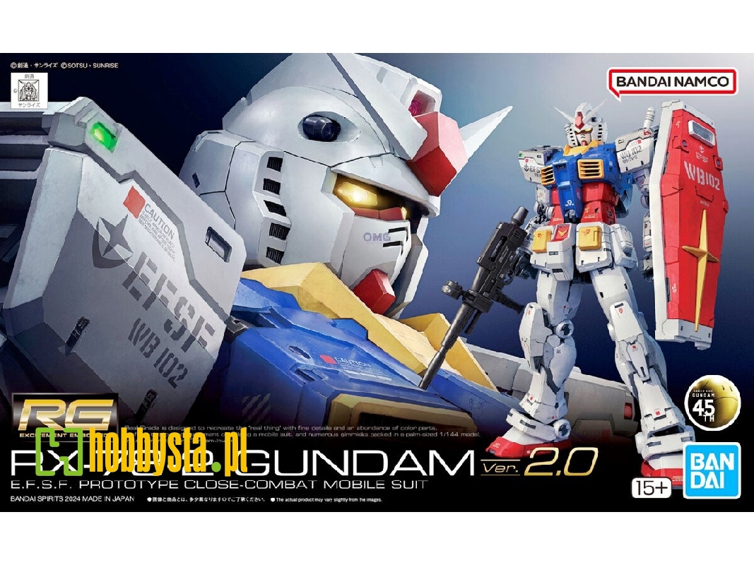 Rx-78-2 Gundam Version 2.0 - E.F.S.F. Prototype Close-combat Mobile Suit - image 1 Rx-78-2 Gundam Version 2.0 - E.F.S.F. Prototype Close-combat Mobile Suit - image 1