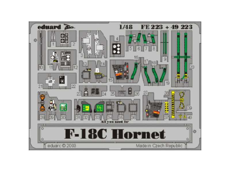 F-18C 1/48 - Hasegawa - - image 1