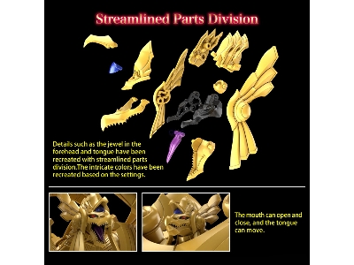 Figure Rise Standard Amplified Yu-gi-oh! - Egyptian God The Winged Dragon Of Ra - image 11