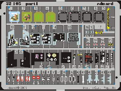 F-18C interior 1/32 - Academy Minicraft - image 2