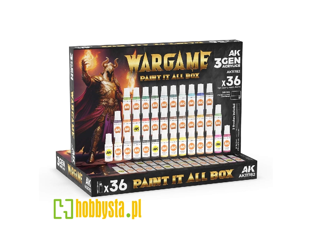 3gen - Wargame Paint It All Box (36pcs) - image 1