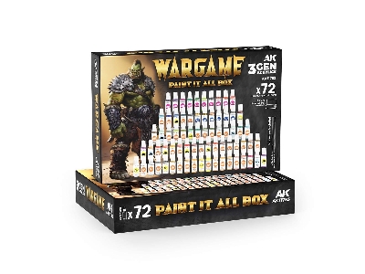 3gen - Wargame Paint It All Box (72pcs) - image 1