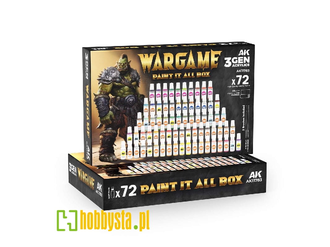 3gen - Wargame Paint It All Box (72pcs) - image 1 3gen - Wargame Paint It All Box (72pcs) - image 1