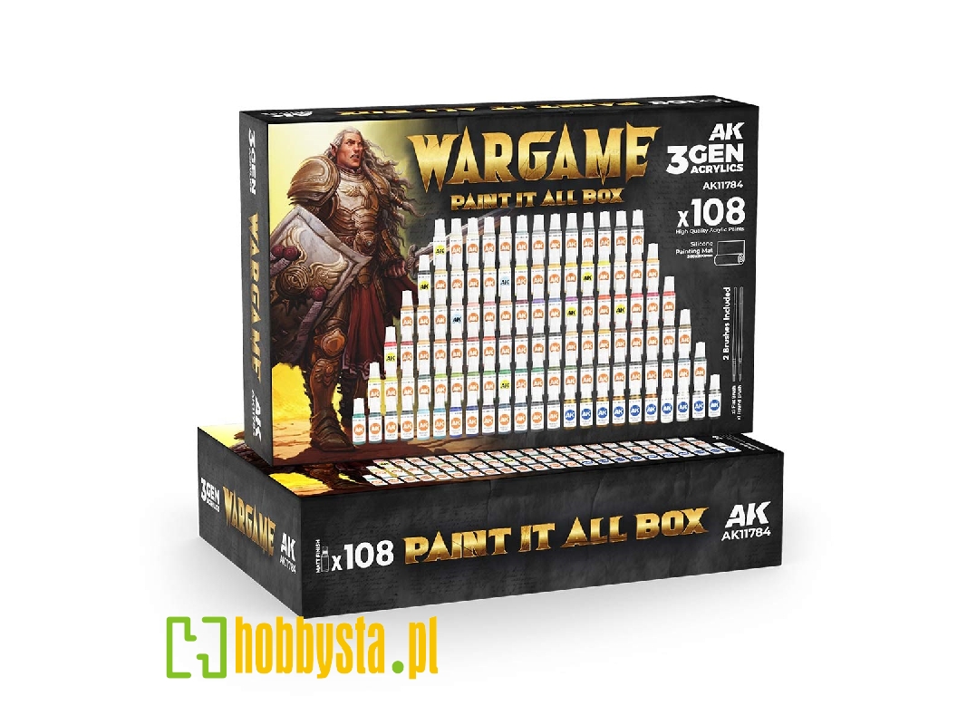 3gen - Wargame Paint It All Box (108pcs) - image 1 3gen - Wargame Paint It All Box (108pcs) - image 1