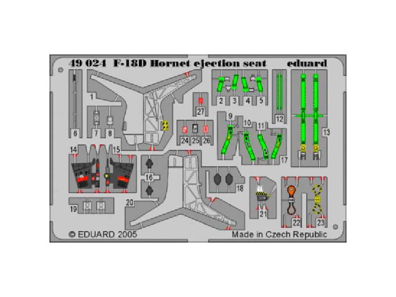 F-18D ejection seat 1/48 - Hasegawa - image 1