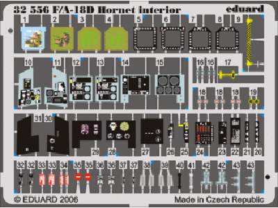 F-18D interior 1/32 - Academy Minicraft - image 1