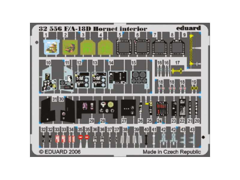 F-18D interior 1/32 - Academy Minicraft - image 1