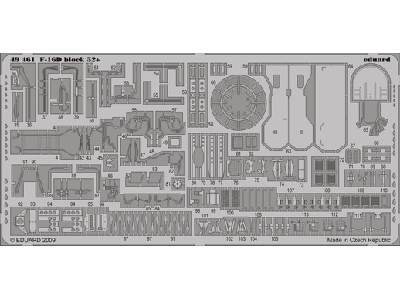 F-16D block 52+ S. A. 1/48 - Kinetic - image 1