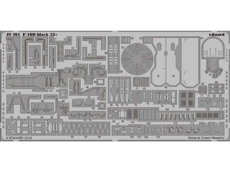 F-16D block 52+ S. A. 1/48 - Kinetic - image 1