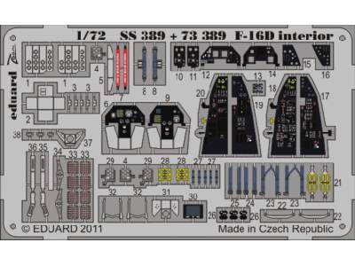 F-16D S. A. 1/72 - Kinetic - image 1