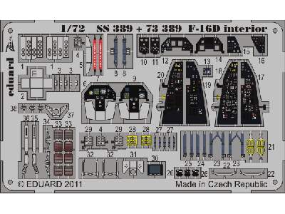 F-16D S. A. 1/72 - Kinetic - image 2