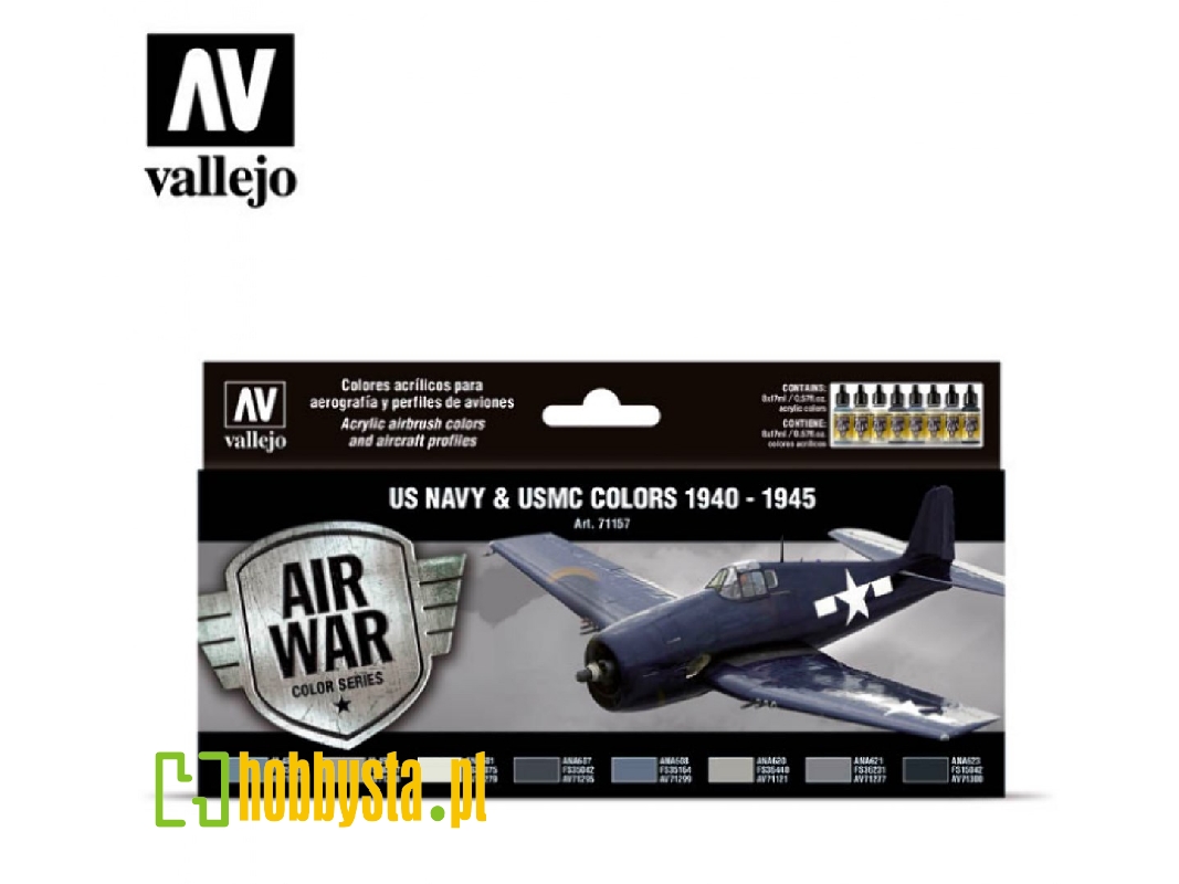 Model Air Color Set - US Navy Aircraft - 8 units - image 1