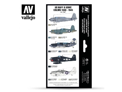 Model Air Color Set - US Navy Aircraft - 8 units - image 2