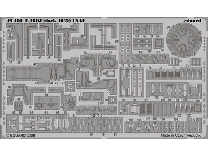 F-16DJ block 40/50 USAF S. A. 1/48 - Kinetic - image 1