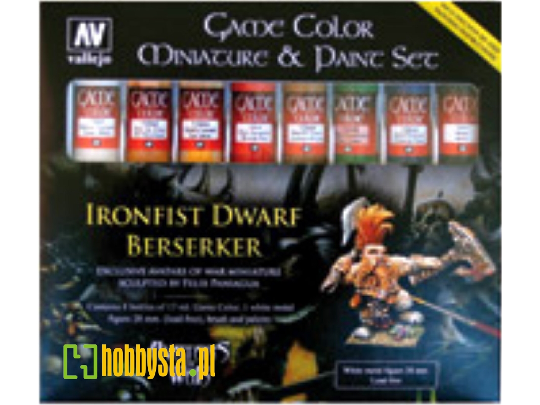 Ironsfist Dwarf Berserker Paint Set - 8 colors - image 1