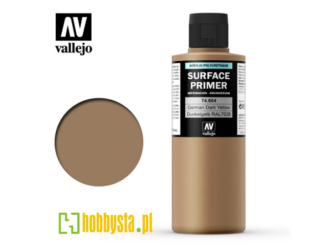 Acrylic Polyurethane - German Dark Yellow / Dunkelgelb RAL 7028  - image 1
