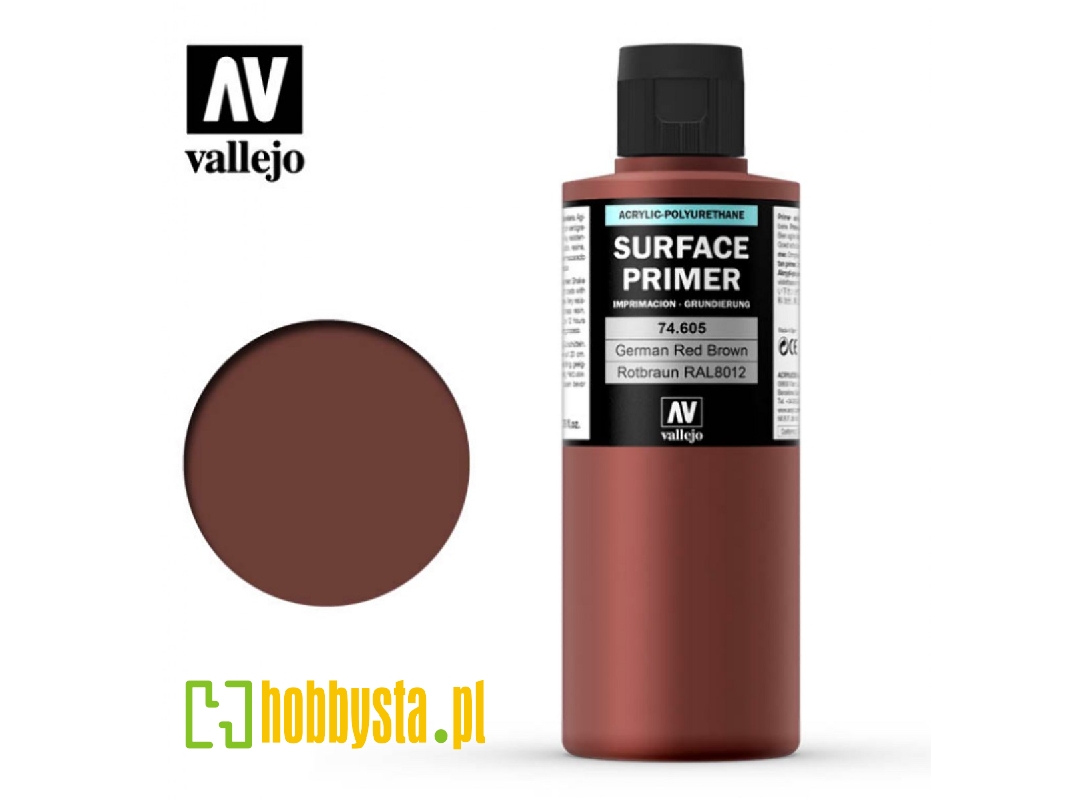 Acrylic Polyurethane - German Red Brown / Rotbraun RAL 8012   - image 1