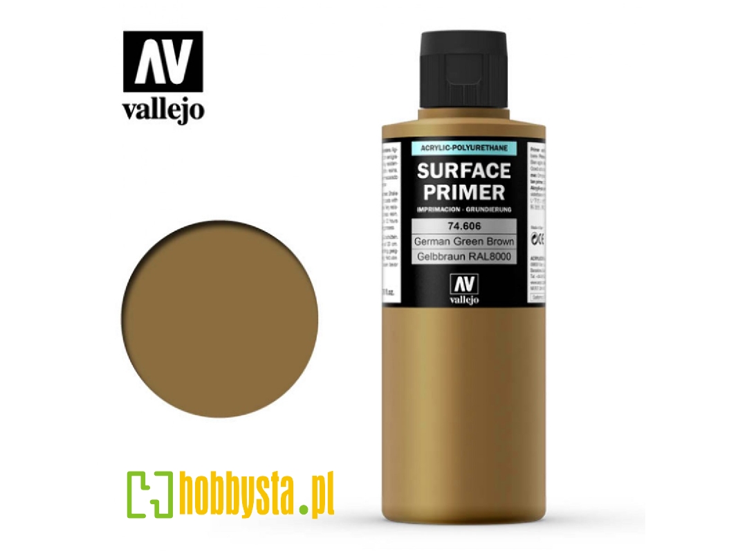 Acrylic Polyurethane - German Green Brown / Grunbraun RAL 8000  - image 1