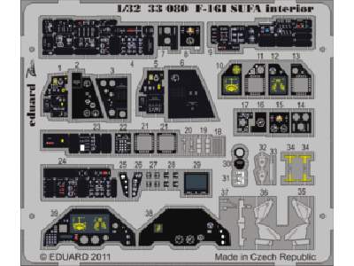 F-16I SUFA interior S. A. 1/32 - Academy Minicraft - image 1