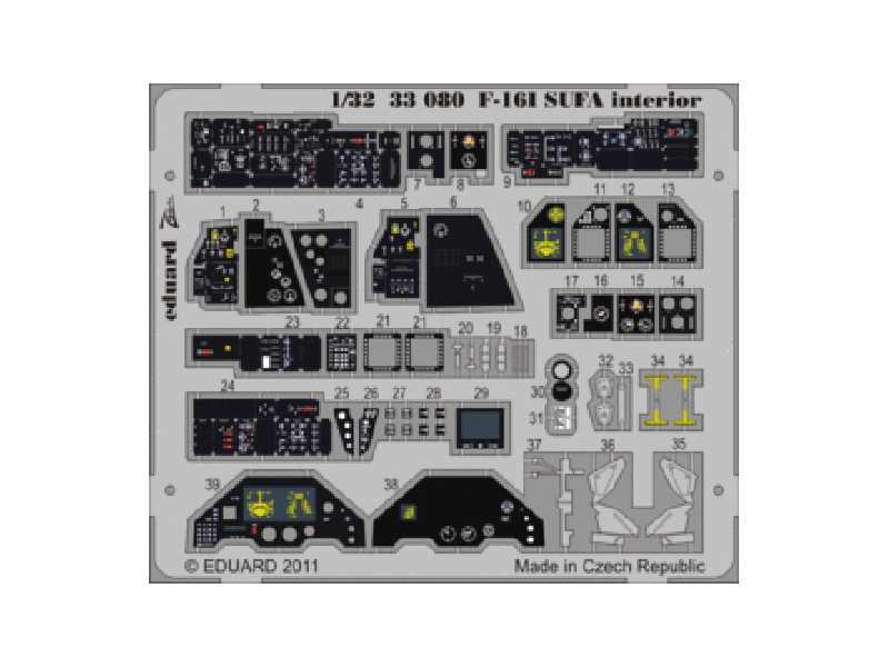 F-16I SUFA interior S. A. 1/32 - Academy Minicraft - image 1