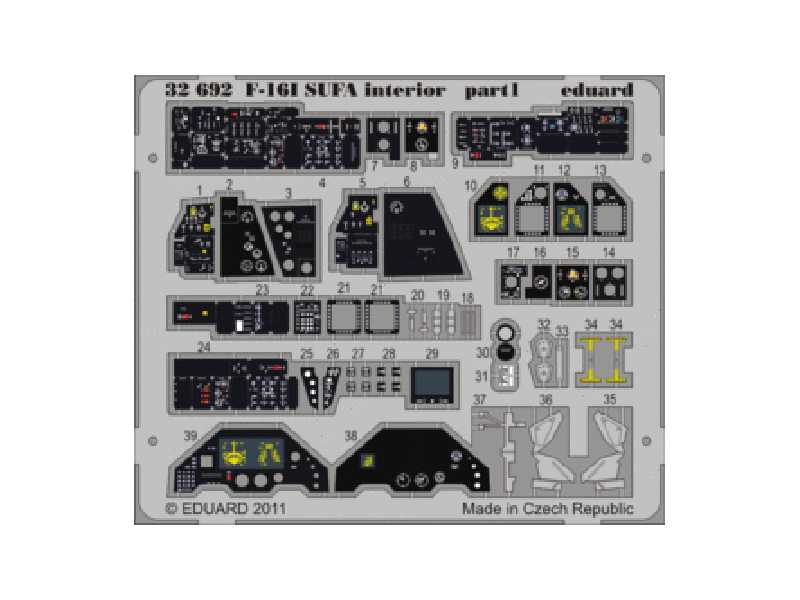 F-16I SUFA interior S. A. 1/32 - Academy Minicraft - image 1