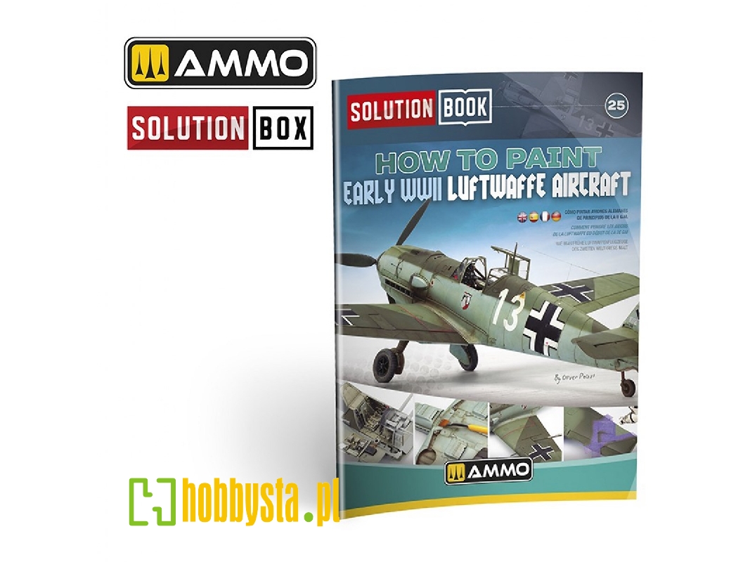 Solution Book 25 - How To Paint Early Wwii Luftwaffe Aircraft (English, Spanish, French & German) - image 1 Solution Book 25 - How To Paint Early Wwii Luftwaffe Aircraft (English, Spanish, French & German) - image 1