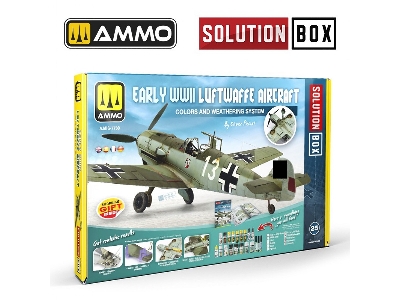 Solution Box 25 - Early Wwii Luftwaffe Aircraft - Colors And Weathering System - image 1