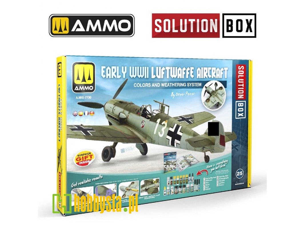 Solution Box 25 - Early Wwii Luftwaffe Aircraft - Colors And Weathering System - image 1 Solution Box 25 - Early Wwii Luftwaffe Aircraft - Colors And Weathering System - image 1