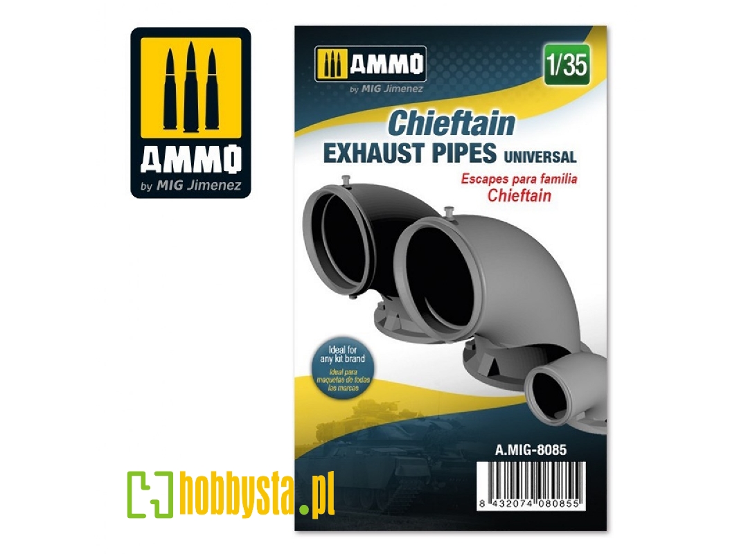 Chieftain Exhaust Pipes Universal - image 1