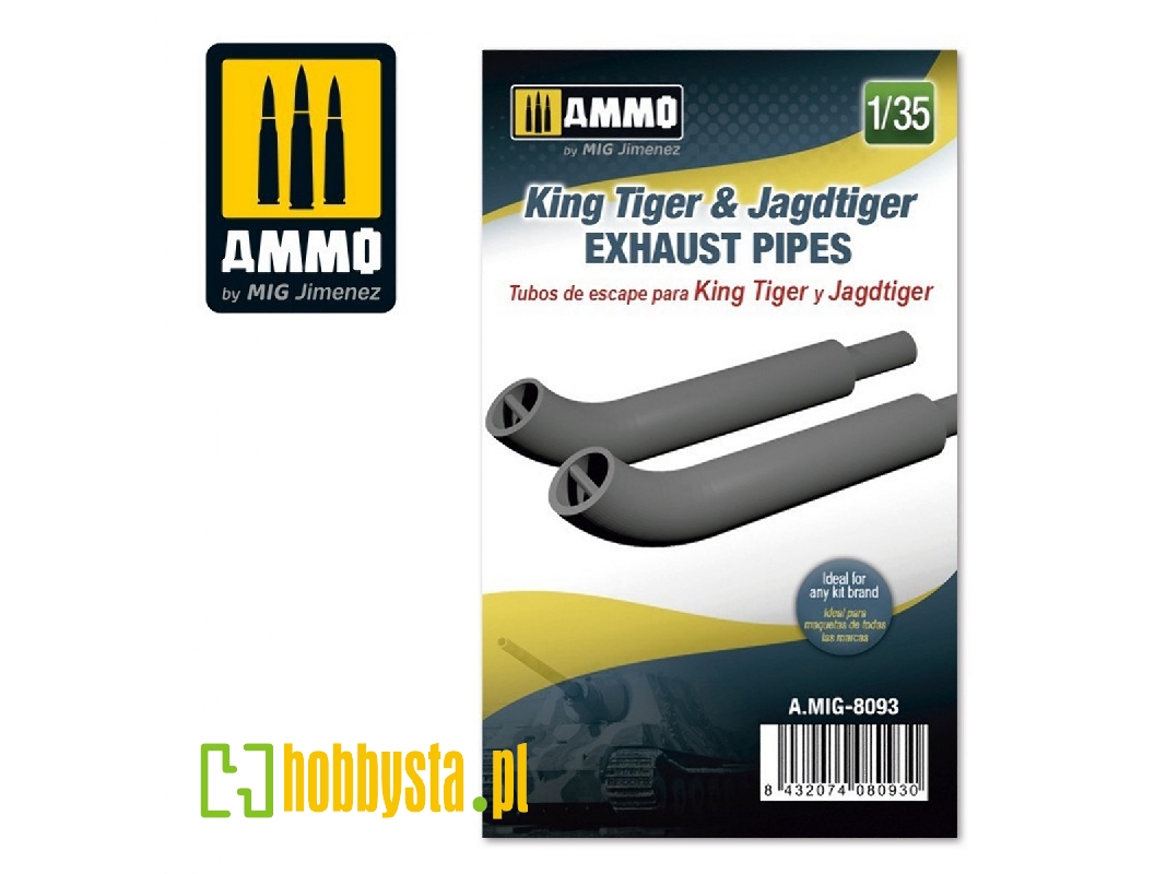 King Tiger & Jadtiger Exhaust Pipes - image 1