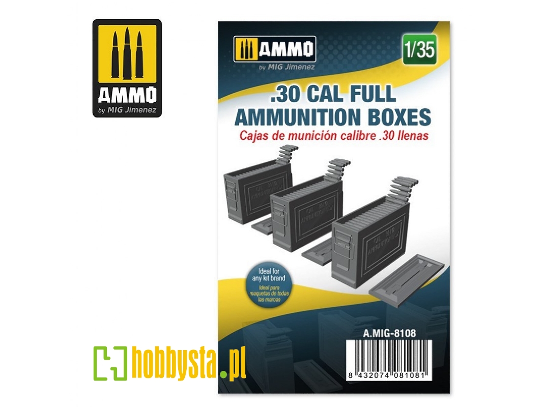 .30 Cal Full Ammunition Boxes - image 1 .30 Cal Full Ammunition Boxes - image 1