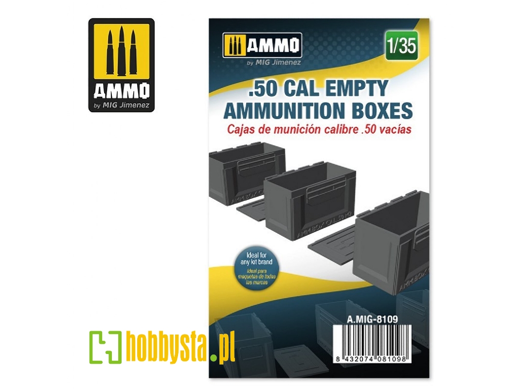 .50 Cal Empty Ammunition Boxes - image 1 .50 Cal Empty Ammunition Boxes - image 1