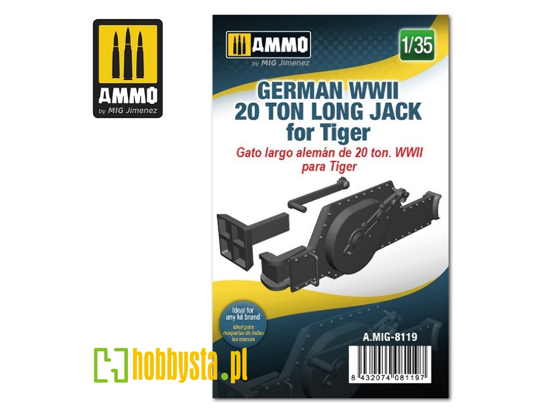 German Wwii 20 Ton Long Jack For Tiger - image 1