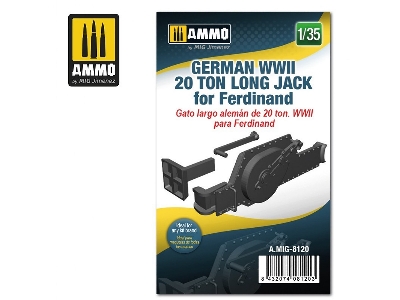 German Wwii 20 Ton Long Jack For Ferdinand - image 1