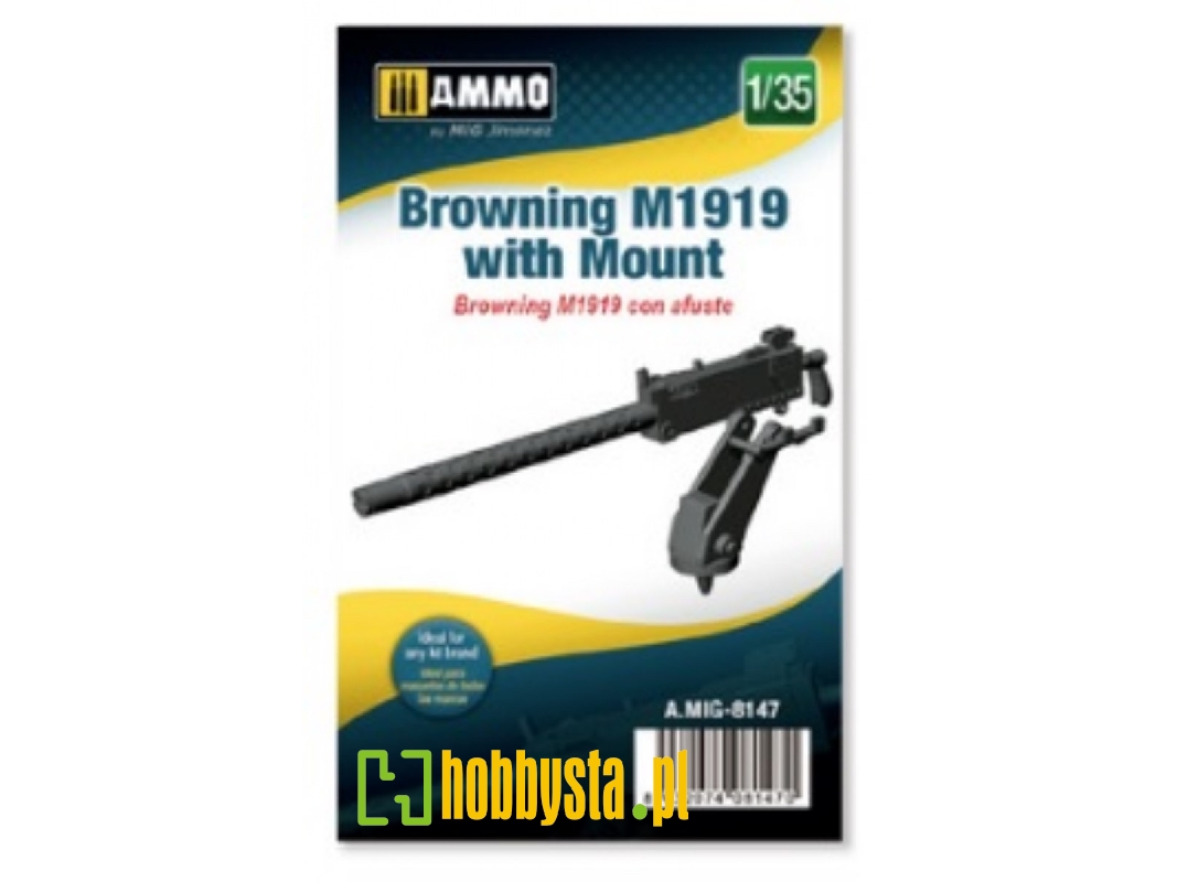 Browning M1919 With Mount - image 1 Browning M1919 With Mount - image 1