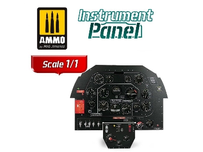 North American P-51b Mustang - Instrument Panel  1/1 - image 1