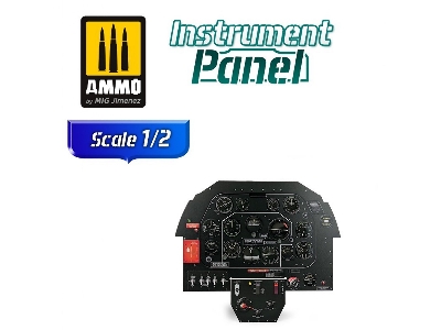 North American P-51b Mustang - Instrument Panel  1/2 - image 1