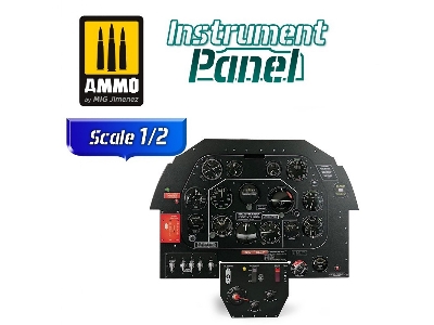 North American P-51b Mustang - Instrument Panel  1/2 - image 2