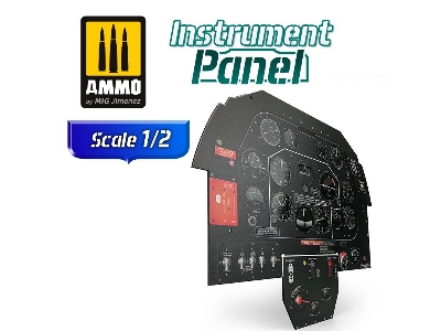 North American P-51b Mustang - Instrument Panel  1/2 - image 3