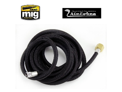 10 Foot Braided Air Hose 1/8" X 1/4" - image 1