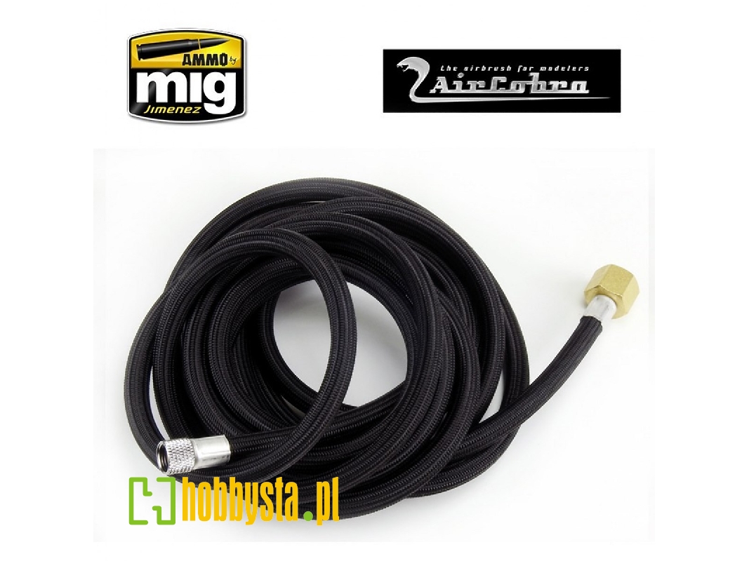 10 Foot Braided Air Hose 1/8" X 1/4" - image 1 10 Foot Braided Air Hose 1/8" X 1/4" - image 1