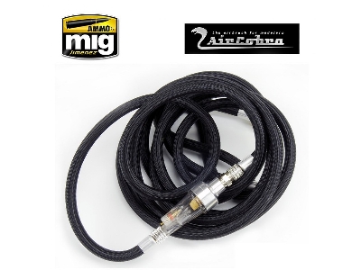 10 Foot Braided Air Hose With Moisture Trap - image 1