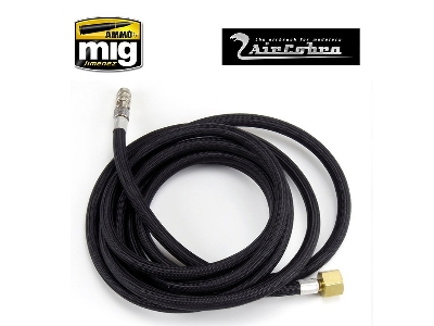 8 Foot Quick Disconnect Braided Air Hose - image 1