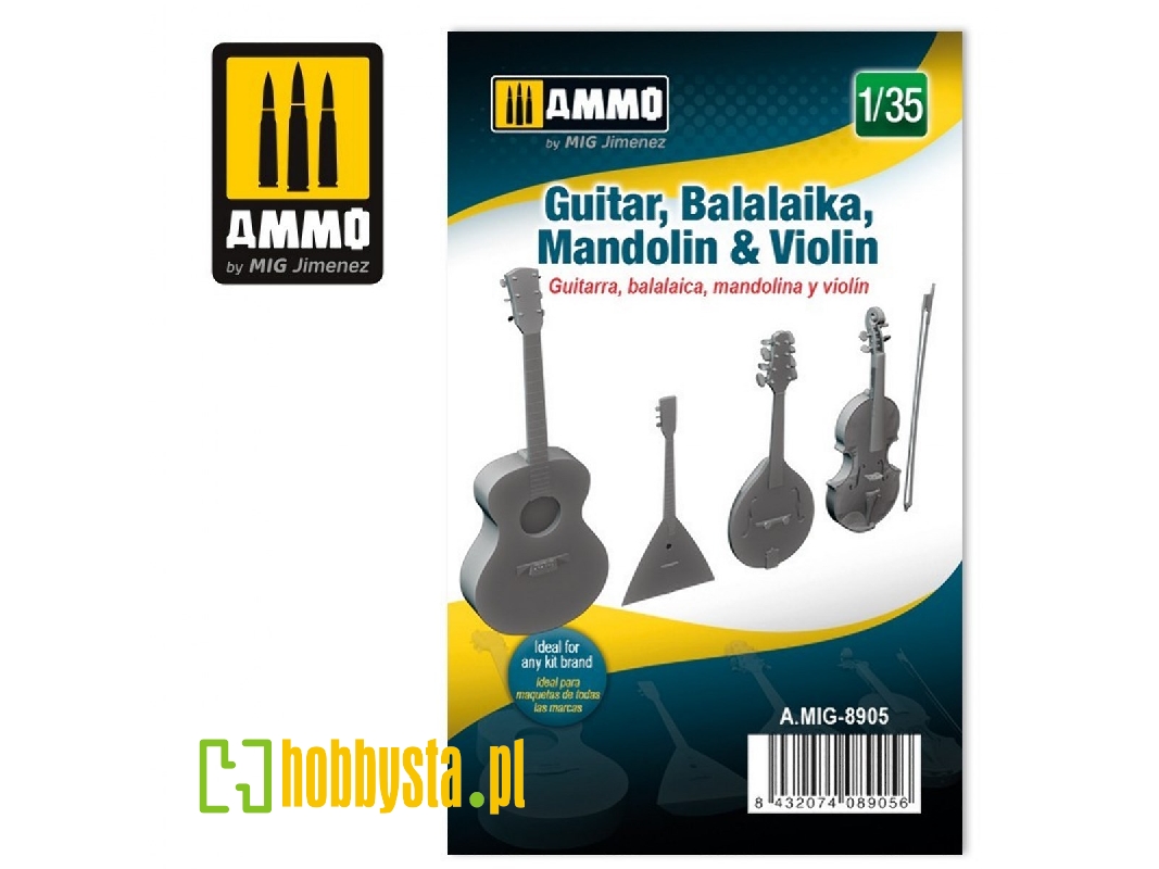 Guitar, Balalaika, Mandolin & Violin - image 1 Guitar, Balalaika, Mandolin & Violin - image 1