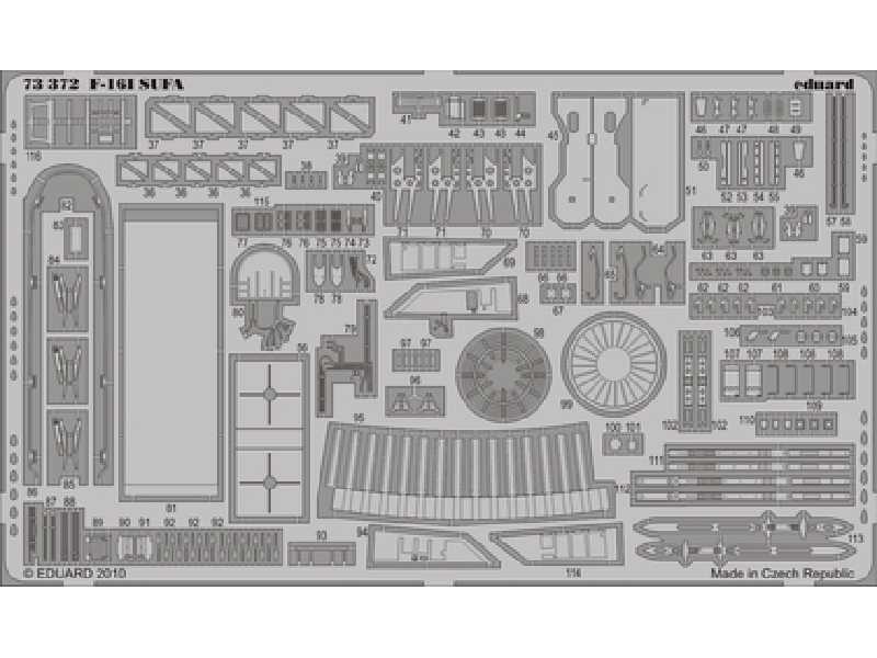 F-16I SUFA S. A. 1/72 - Kinetic - image 1