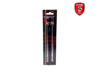 Metal Mixing Color Spoon (2 Pcs) - image 2