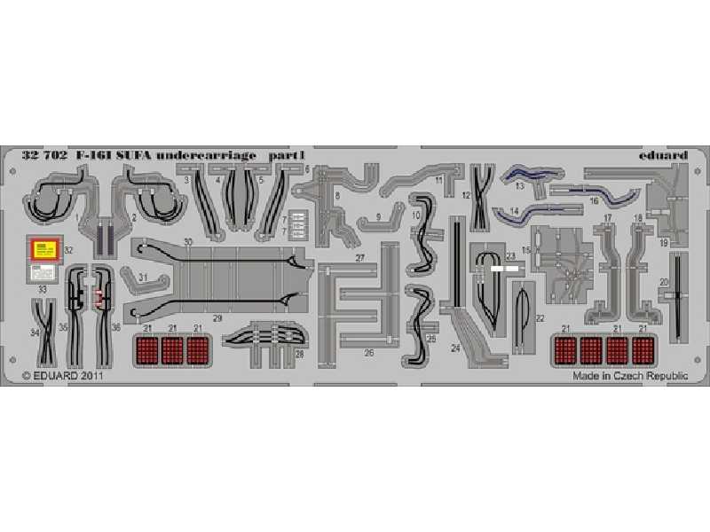 F-16I SUFA undercarriage 1/32 - Academy Minicraft - image 1