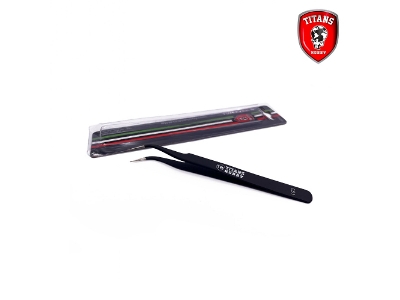 Precision Tweezer Type 3 With Narrow Curved Tips - image 3